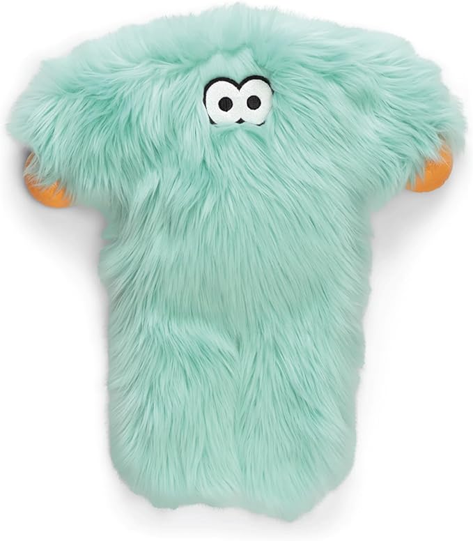 WEST PAW Rowdies Bjorn Durable Plush Dog Toy with Reinforced Seams Chew Resistant Design and Interactive Squeaker for Playtime Indoors or Outdoors Bundle for Dogs Who Deserve The Best - Seafoam