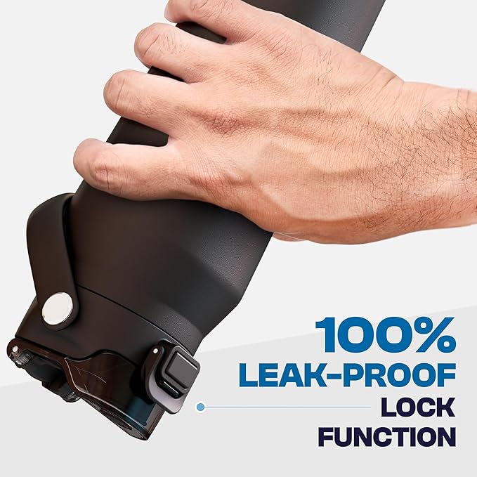 Frost Buddy 32oz Insulated Water Bottle with Straw & Chug Lid | Leak-Proof Stainless Steel | 24-Hours Cold | Sweat-Proof, Cup Holder Friendly | Ideal for Gym, Travel, Sports & Everyday Hydration