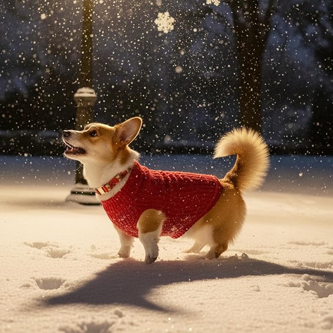Christmas Dog Collar竊똕oft Cotton Dog Collars for Medium Dogs, Dog Christmas Collar with Santa for Small Medium Large Dogs, Adjustable Red Collars Perfect for Girl or Boy Dog Collars-M