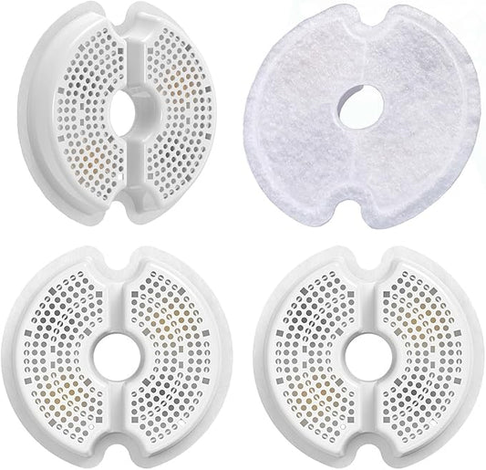4 Pack Filters for 67oz/2l Cat Water Fountain Filter Replacement Compatible with AONBOY & iPettie & Wonder Creature Pet Fountain NEUCOMBBT