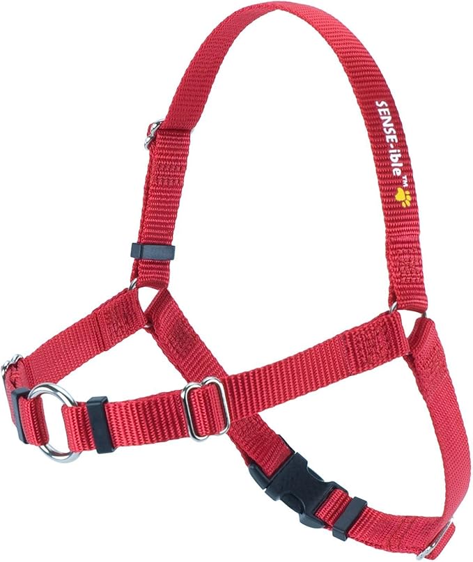 Sense-Ation Harness Sense-Ible No-Pull Dog Harness - Red Medium