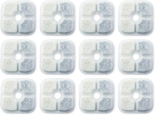 PET STANDARD Water Filters, Compatible with Catit® PIXI™ Water Fountain, Pack of 12