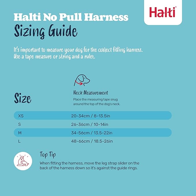 Halti No Pull Harness - Stop Your Dog Pulling on The Leash. Adjustable, Lightweight and Easy to Use. Reflective Dog Training Harness for Large Dogs (Size L, Black)