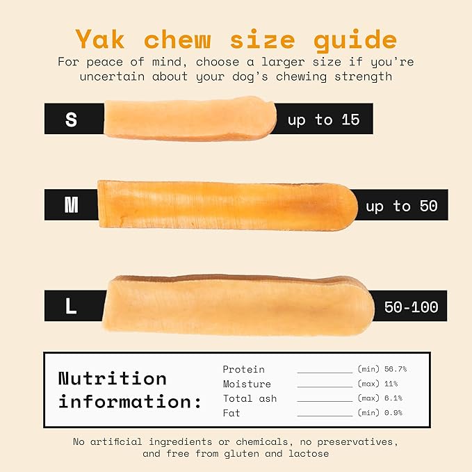 Himalayan Yak Cheese Dog Chews - Natural Healthy & Safe Treat for Small Dogs - Long Lasting Dental Chew Rich in Protein & Calcium - Gluten-Free Lactose-Free - 12 Chews for Small Dogs