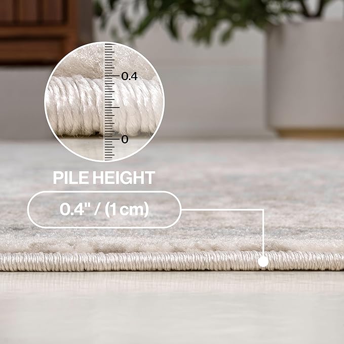 JONATHAN Y Vintage Medallion Indoor Runner Rug 2X8 Cream/Light Gray, Modern Boho for Living Room, Bedroom, Kitchen, Office, Easy-Cleaning, High Traffic, Pet-Friendly, Non-Shedding MDP106E-28