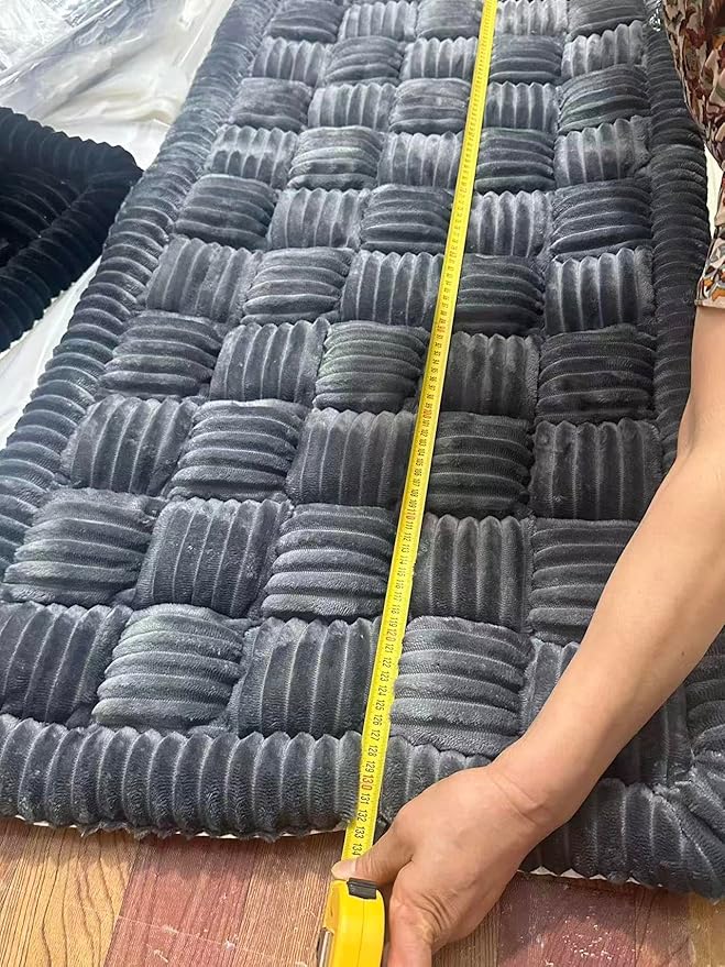 Dog Car Bed Mat for Backseat Extender, Non-Slip Grey Flannel Pet Travel Blanket with Soft PP Cotton, Car Seat Protector for Dogs in SUVs, Sedans & Trucks (51"x23.6")