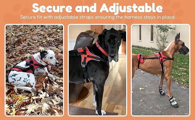 Doggie Stylz Multi-Functional Full-Body Lifting Dog Harness Vest, Designed for Front-Only, Rear-Only or Full-Body Dog Lifting. Please Measure Your Before Ordering.