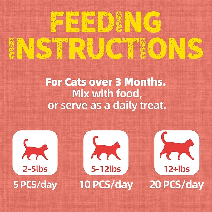 Just Try 16 OZ Salmon Cat Treats for Indoor Cats, Crunchy Training Treats Dental Care Omega 3 for Cats Joint Support & Skin Coat Health