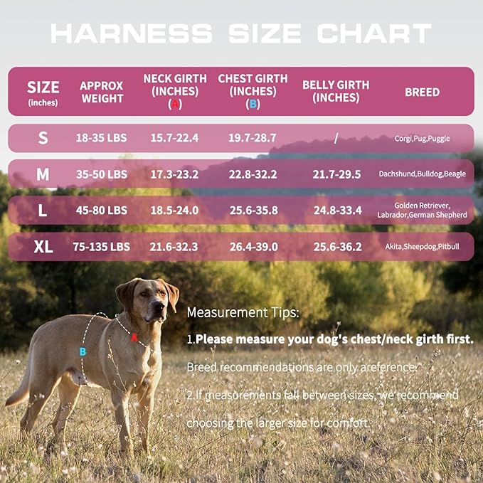 Dog Harness for Large Dogs Heavy Duty, No Pull Tactical Dog Harness with Molle System, Easy On and Off Service Dog Vest, Breathable Padded, Adjustable Reflective Pet Vest for Walking Hiking Training