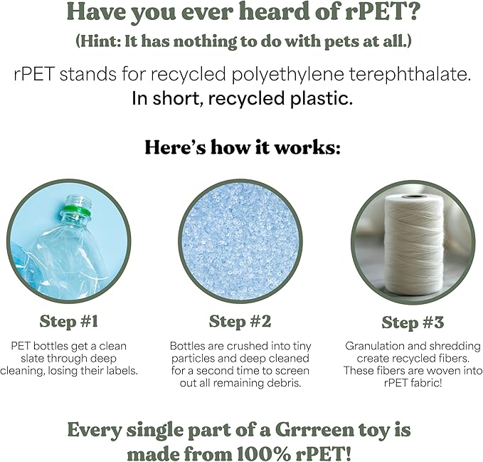 Dog Toys | Plush Turtle Stuffed Animal with Rope for Dogs | Eco Friendly Toy - Easy to Clean and Made from Non Toxic Materials