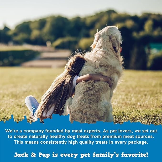 Jack&Pup Premium Dog Chews Bites, Healthy Dog Treats for Medium Dogs - All Natural Dog Treats Small Dogs, Single Ingredient Dog Treat for Puppies - Bully Sticks | Gullet Jerky (Gullet Bites - 24 oz)