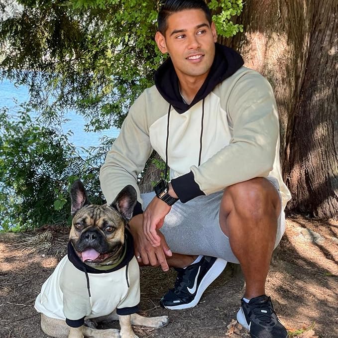Spark Paws Human Hoodie - Premium Quality, Buttery Soft, Superior Comfort and Fit, Calming Fleece Interior, Suitable for All Styles - Olive Cream - 2XL