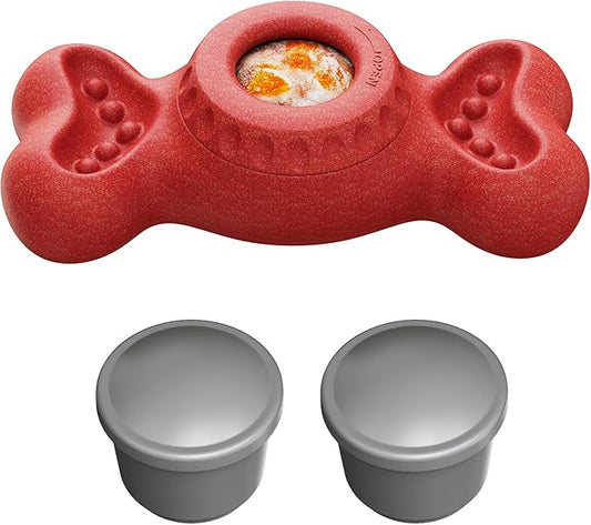 Dog Frozen Treat Toys to Keep Them Busy - Interactive Dog Puzzle Toys with Frozen Mold, Indestructible Aggressive Chew Toys for Large Dogs, Food Grade-Easy to Clean-Reduce Anxiety-Safe Chewing