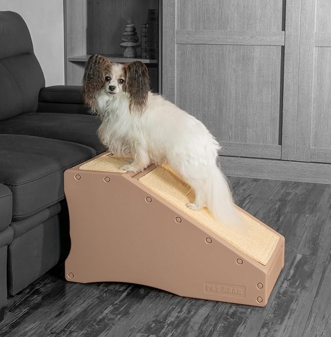Pet Gear Stramp Stair and Ramp Combination for Dogs/Cats, Easy Step, Lightweight/Portable, Sturdy, Easy Assembly (No Tools Required) 1 Model, Available in 6 Colors