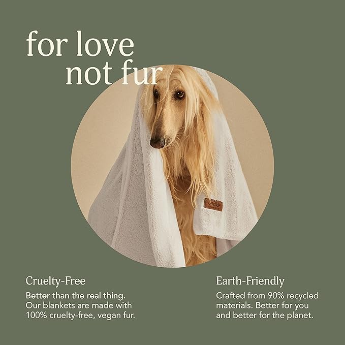 UnHide Lil’ Pet Marsh - Faux Fur Pet Blanket - Extra Soft, Lightweight, Durable Pet Blanket - Machine Washable - for Bed Cover, Couch Protection, and Crate Comfort - Rosy Baby, 34” x 44”