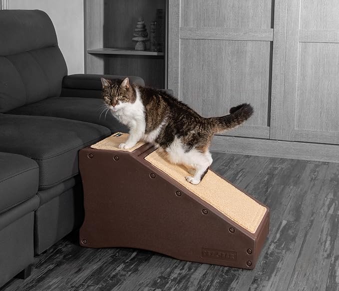 Pet Gear Stramp Stair and Ramp Combination for Dogs/Cats, Easy Step, Lightweight/Portable, Sturdy, Easy Assembly (No Tools Required) 1 Model, Available in 6 Colors