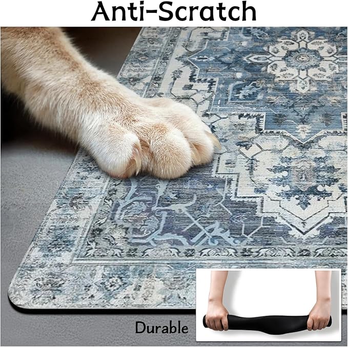 Pet Food Mats for Floor, Absorbent Dog Mat for Food and Water Dispenser Mat, Dog Food Mat Quick Dry Cat Food Mat Pet Supplies
