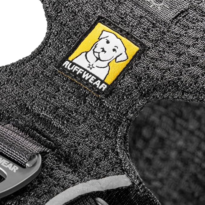 Ruffwear, Front Range Flex Dog Harness, Engineered Knit Construction for Ultimate Fit and Mobility, Lightweight Flexible Everyday Harness with Dual Leash Clips, Basalt Gray, Large/X-Large