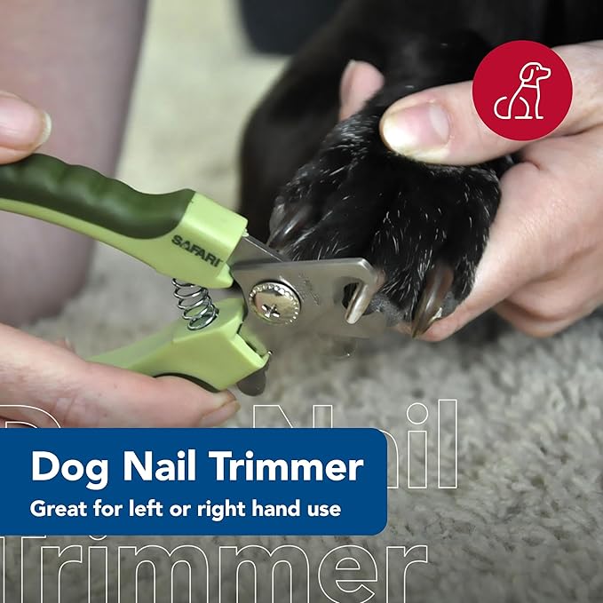 Coastal Pet Safari Professional Dog Nail Trimmer - Dog Nail Clippers for Grooming - Dog Claw Care for Small & Large Dogs - Nail Trimmer - Pet Supplies for Dog Grooming - Standard, 5" x 1.5"