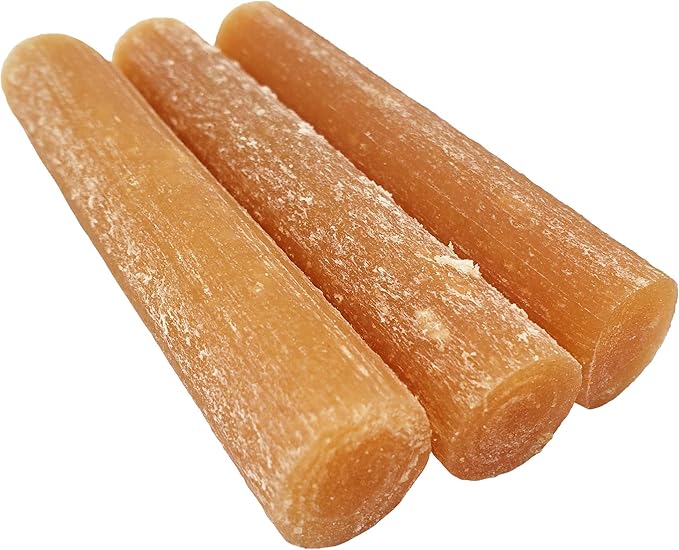 Himalayan Dog Chew Yak Cheese Dog Chews, Lactose Free & Grain Free, USA Made, for All Dog Breeds, Medium Density Cheese Chew, Resealable Pouch with 3 YUM Treats, Chicken Flavor