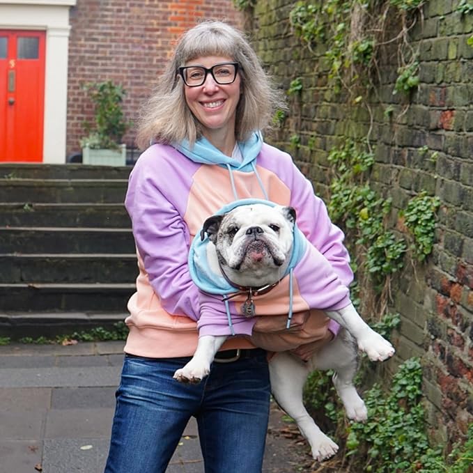 Spark Paws Human Hoodie - Premium Quality, Buttery Soft, Superior Comfort and Fit, Calming Fleece Interior, Suitable for All Styles - Cotton Candy - XL