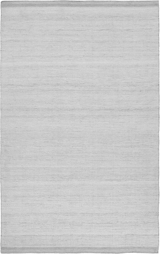 Fab Habitat Machine Washable Area Rug - Hand Woven, Stain Resistant, Pet Friendly - Premium Recycled Polyester Yarn - Solid - Kitchen, Bathroom, Laundry Room - Kingscote - Gray - 3 x 5 ft