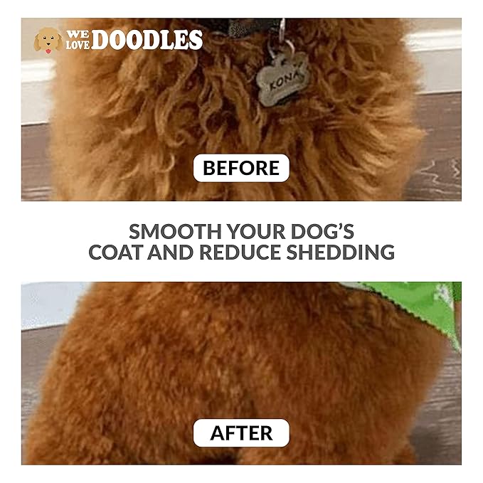 We Love Doodles Pin Brush & Dog Shampoo - Dog Grooming Kit - Remove Mats, Knots, And Tangles