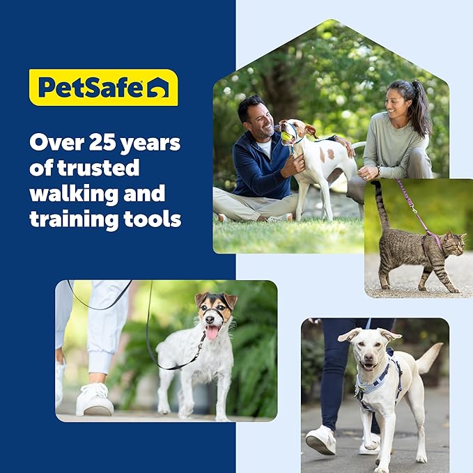 PetSafe Easy Walk Deluxe Dog Harness, No Pull Dog Harness – Perfect for Leash & Harness Training – Stops Pets from Pulling and Choking on Walks – Large, Apple