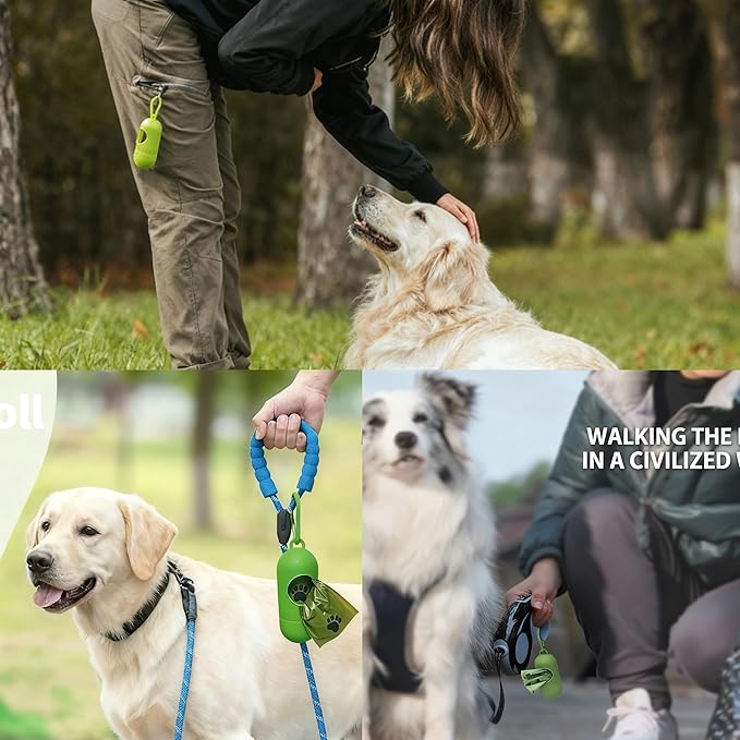 Enhanced Strength Dog Poop Bags 300 Count Scented Rolls | Leak-Proof Extra Thick Pet Waste Bags for Large Dogs and Puppy with Dispenser.