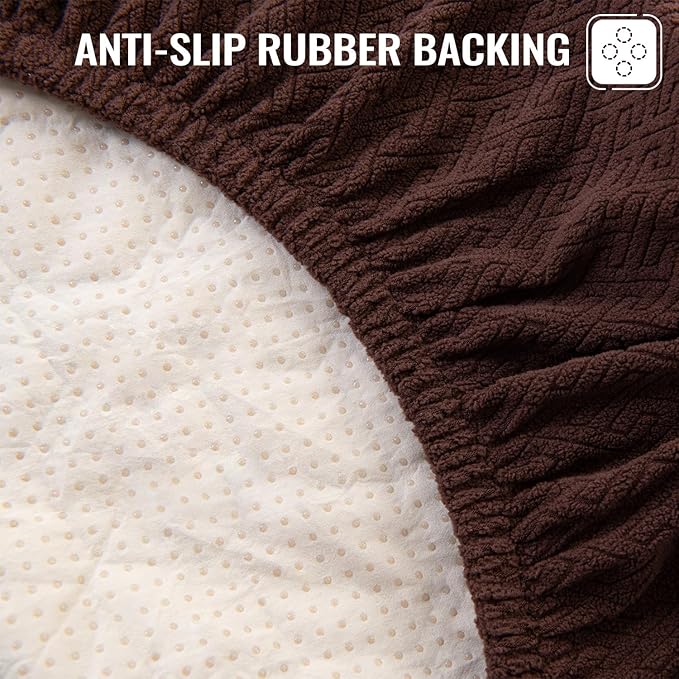 Nanbowang Waterproof Dog Bed Replacement, Washable Pet Pillow Cover Quilted, Lovely Puppy Bed for Dog/Cat 15x20 Brown