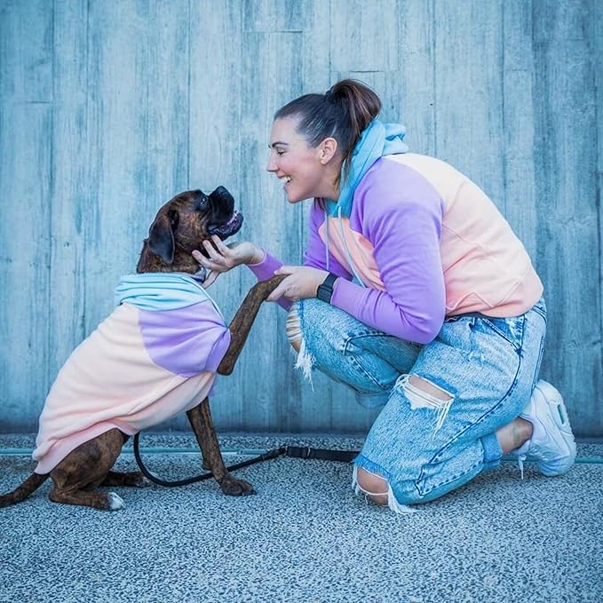 Spark Paws Human Hoodie - Premium Quality, Buttery Soft, Superior Comfort and Fit, Calming Fleece Interior, Suitable for All Styles - Cotton Candy - XL