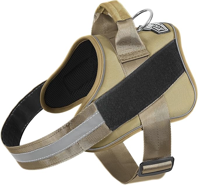 Bolux Dog Harness, No-Pull Reflective Dog Vest, Breathable Adjustable Pet Harness with Handle for Outdoor Walking - No More Pulling, Tugging or Choking