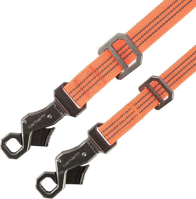 Carhartt Pet Durable Nylon Webbing Leashes for Dogs, Reflective Stitching for Visibility, Hunter Orange (Nylon Webbing), Large