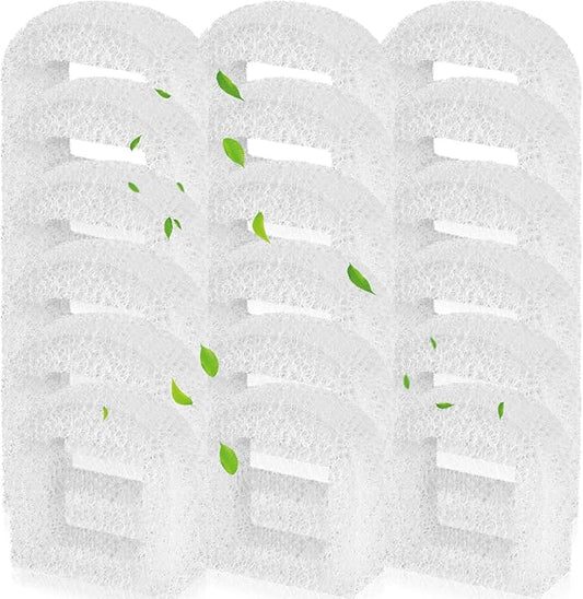 Cat Water Fountain Filters, 18 Pack Pet Fountain Replacement Foam Sponge Pre-Filters Fit for Multiple Ceramic and Stainless Steel Pet Fountains