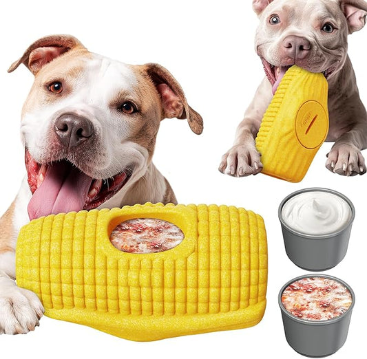 Multi-Functional Interactive Dog Toys for Aggressive Chewers, Indestructible Dog Toys for/Medium/Large Breeds,Frozen Dog Treat Holder to Keep Them Busy,Reduces Anxiety(Pack of 2)