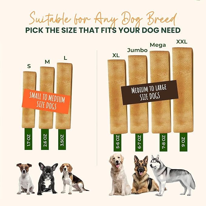 KATHMANDU'S Authentic Yak Cheese Himalayan Dog Chews - All Natural and Protein-Rich Nutrition Dog Treats, Long Lasting Chews for Aggressive Chewers, Odor & Gluten Free Yak Chew | Large (Pack of 2)