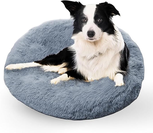 Active Pets Medium Dog Bed, Calming Orthopedic Pet Bedding for Anxiety Relief, Joint Support & Comfort, Washable Dog Furniture, Med 45lbs, Dark Grey