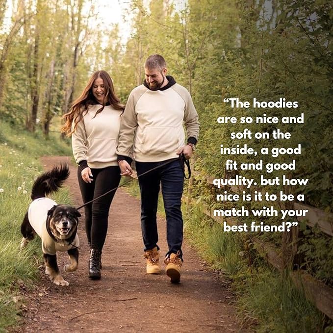 Spark Paws Human Hoodie - Premium Quality, Buttery Soft, Superior Comfort and Fit, Calming Fleece Interior, Suitable for All Styles - Olive Cream - M