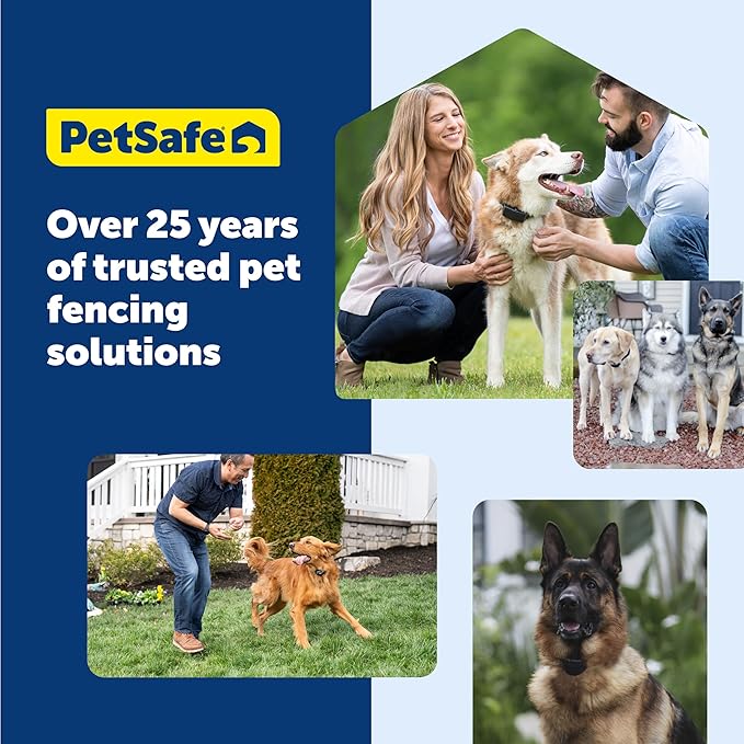 PetSafe 3/4" Rust Replacement Collar Strap with No Holes - Adjustable Strap - Durable Nylon Design - Quick-Snap Buckle - Compatible with Wireless Fence & Bark Collars - 30" - Black