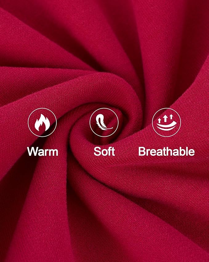 XPUDAC Matching Hoodie for Dogs and Humans Fleece Sweatshirt Soft Warm Pet Hoodie Sweater for Large Small Medium Dog and Owner Matching Clothes Cold Weather, Red, 4X-Large