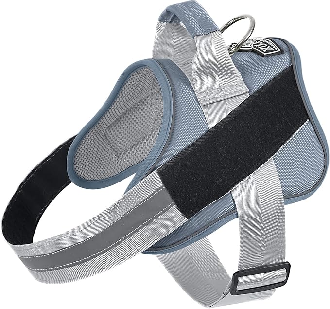 Bolux Dog Harness, No-Pull Reflective Dog Vest, Breathable Adjustable Pet Harness with Handle for Outdoor Walking - No More Pulling, Tugging or Choking
