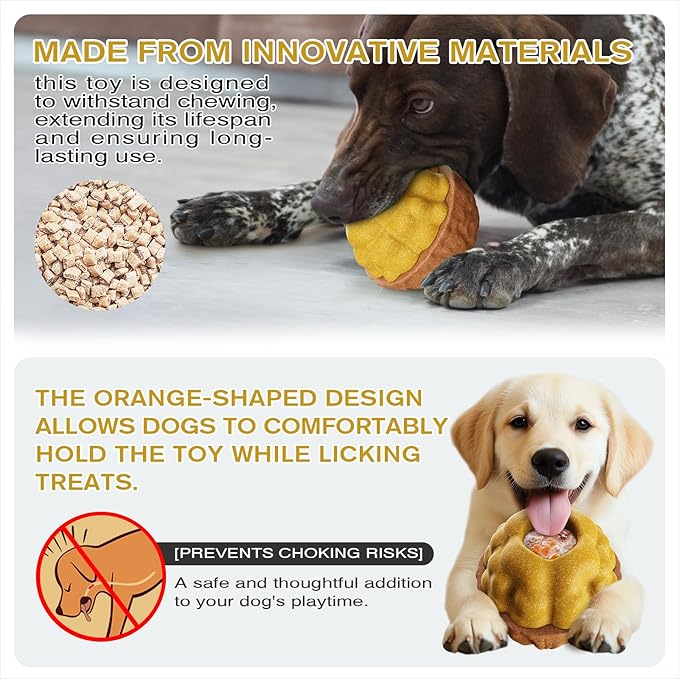 KADTC 3-in-1 Durable Dog FrostLick Toy,U.S. Brand & Design,Long-Lasting,Large Capacity Fillable Treat Ball, Freeze-and-Play Lick Cup & Food Dispenser, Indestructible Chew Toy for Dogs Boredom Buster