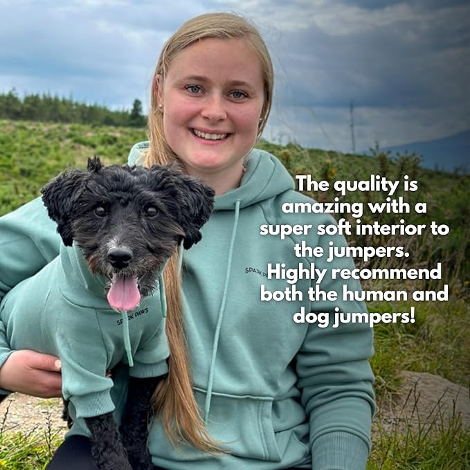 Spark Paws Human Hoodie - Premium Quality, Buttery Soft, Superior Comfort and Fit, Calming Fleece Interior, Suitable for All Styles - Teal - XL