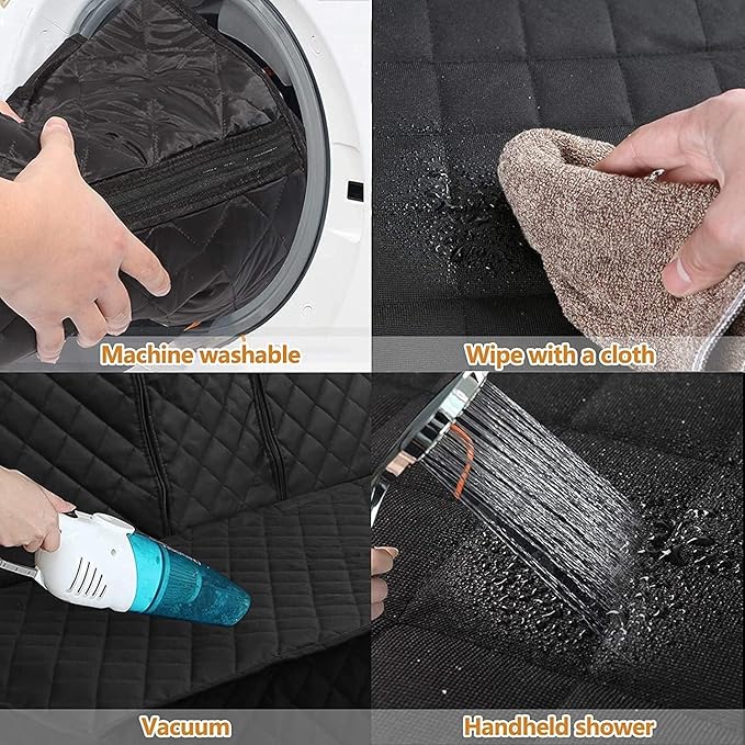 Dog Car Seat Cover for Back Seat Pet Cover for Dogs Waterproof Car Seat Protector Bench Seat Cover, Scratchproof Nonslip Durable Car Seat Covers for SUV,Truck &Cars