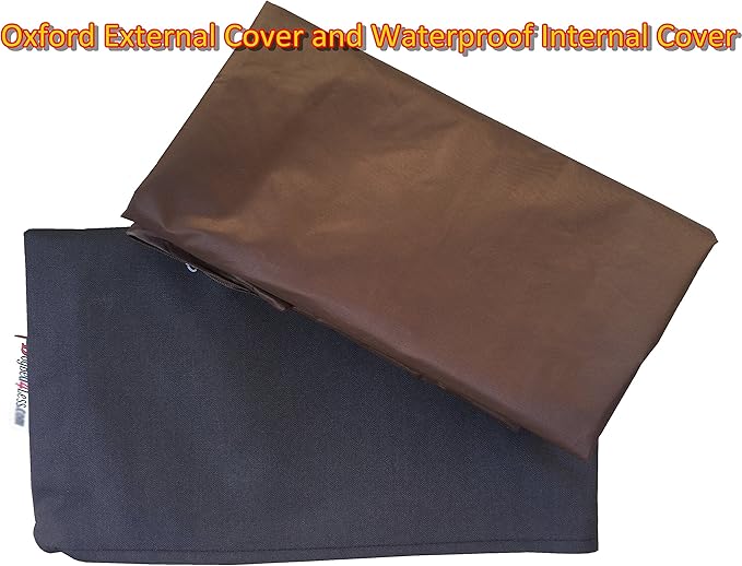 Dogbed4less Do It Yourself DIY Pet Bed Pillow Duvet Oxford Cover + Waterproof Internal case for Dog/Cat at Medium 36"X29" After Dark Color - Covers only