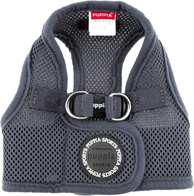 PUPPIA International Soft Vest Harness, X-Large, Grey