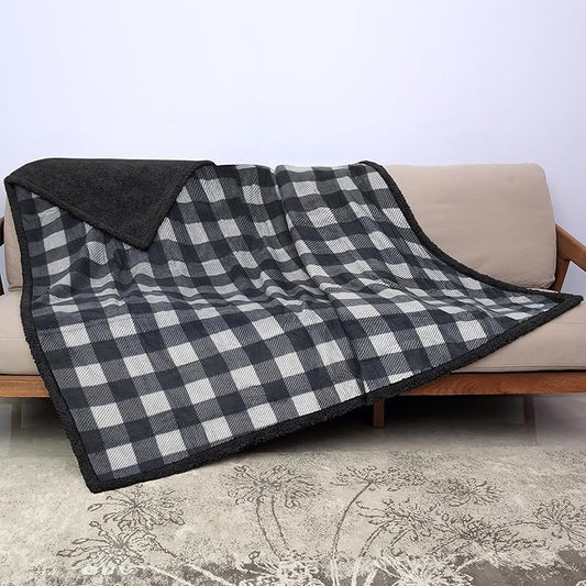 Kritter Planet Waterproof Bed Blanket, Washable Stain Proof Pad Bed Cover, Reversible Leakproof Furniture Protector, Liquid Pee Proof Blanket for Couch Sofa, 80x60 inch, Queen Size