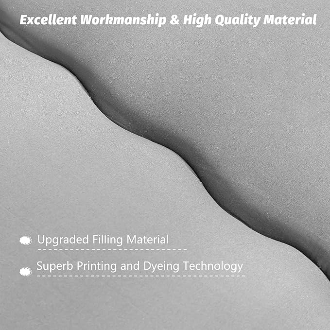 MAXYOYO Japanese Floor Mattress Futon Mattress, Thicken Daybed Sleeping Pad Foldable Roll Up Boys Girls Dormitory Kids Lounger Bed Couch and Sofa, Grey, Full