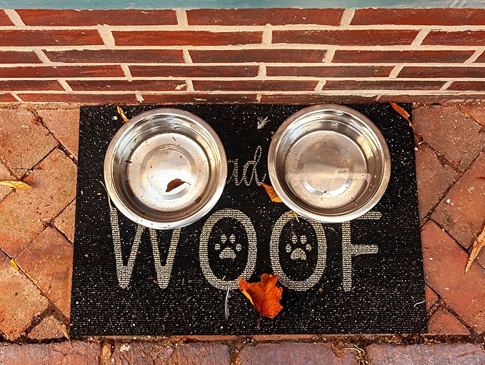 Greendale - 4 Pack - 1.8 Cup Capacity - Stainless Steel Metal Dog Bowls - Perfect for Dog Food and Water. Wrong Size? Click to Look at Our Size Options.