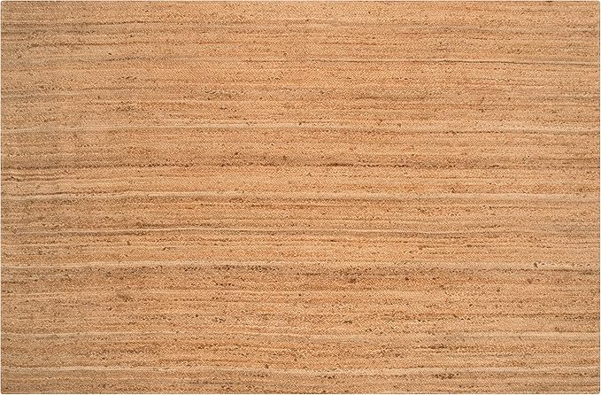 Hausattire Hand Woven Jute Braided Area Rug, 9?셹12????Natural, Reversible Boho Rugs for Kitchen, Living Room, Bedroom I Farmhouse Decorative Floor Rug, 108x144 Inches